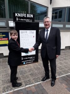 Roger Hirst with Dexter